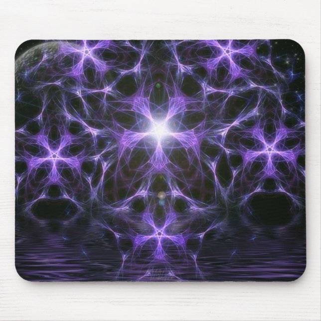 Lila Planet Mousepad (Vorne)