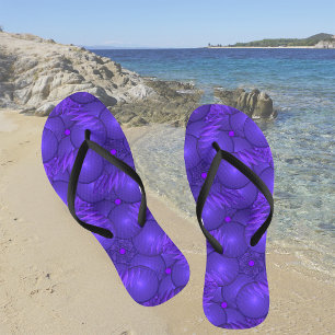 Lila Planeten, Muster des modernen Fraktals Flip Flops