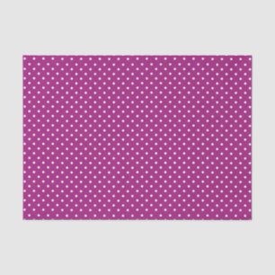 Lila Polka Dot Muster Seidenpapier