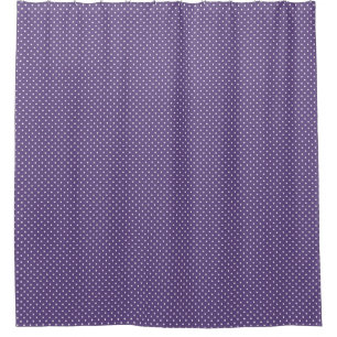 Lila Polka Dots Duschvorhang
