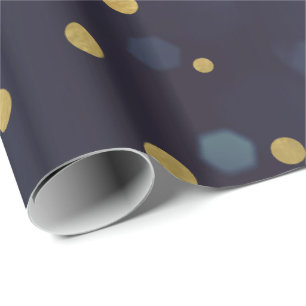 Lila Polka Dots Musterpapier Geschenkpapier