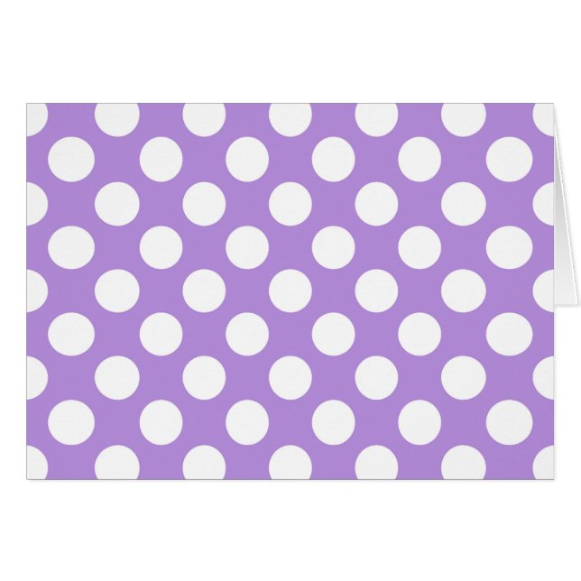 Lila Polka Dots, Polka Dot Pattern, Dots, Dotter (Vorderseite (Horizontal))