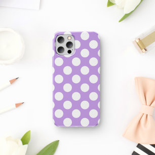 Lila Polka Dots, Polka Dot Pattern, Dots, Dotter Case-Mate iPhone Hülle