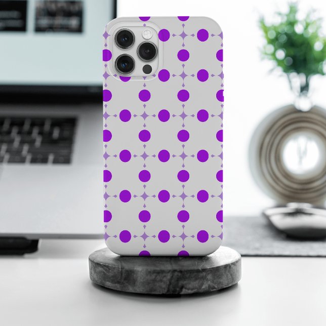 Lila Polka Dots, Polka Dot Pattern, Dots, Dotter iPhone Hülle (Von Creator hochgeladen)