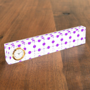 Lila Polka Dots, Polka Dot Pattern, Dots, Dotter Namensplakette
