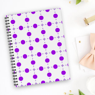 Lila Polka Dots, Polka Dot Pattern, Dots, Dotter Notizbuch