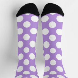 Lila Polka Dots, Polka Dot Pattern, Dots, Dotter Socken