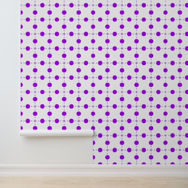 Lila Polka Dots, Polka Dot Pattern, Dots, Dotter Tapete (Anwendung)