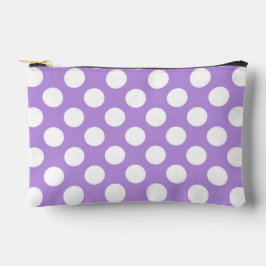 Lila Polka Dots, Polka Dot Pattern, Dots, Dotter Zubehörtasche