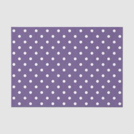 Lila Polka Dots Tissue Paper Seidenpapier