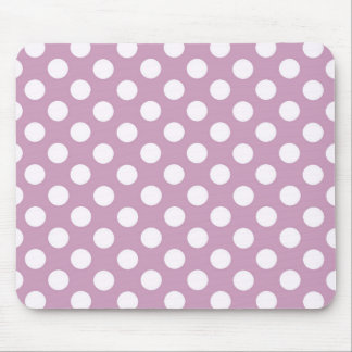 Lila Polka-Party Moderne Pastell-Maus-Pad Mousepad