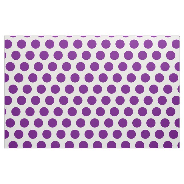 Lila Polka-Punkt Stoff (Yard (91,4 cm))