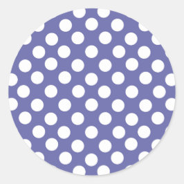 lila Pollenblätterling Runder Aufkleber