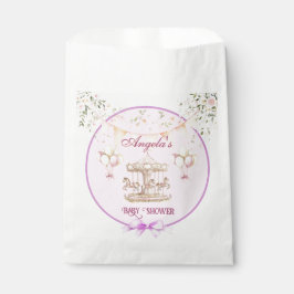 Lila Pony Dreams-Baby Dusche Fevor Taschen Geschenktütchen