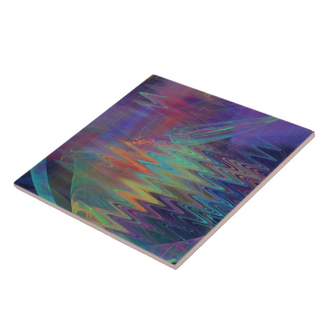 Lila Pool Fliese (Seite)