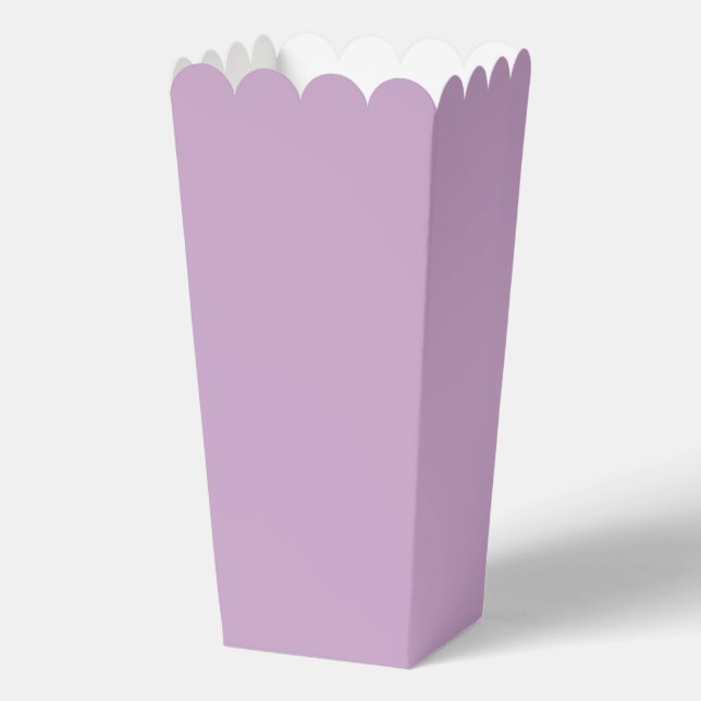 Lila Popcorn Geschenkbox Geschenkschachtel (Vorderseite)