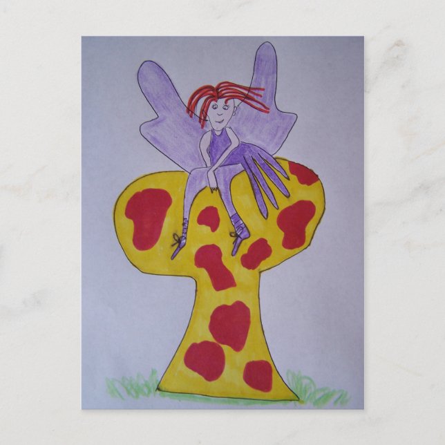 lila postkarte (Vorderseite)