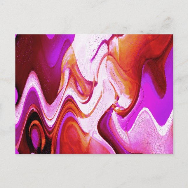 Lila Postkarte (Vorderseite)