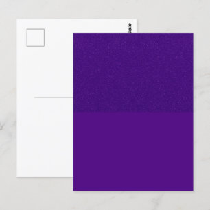 Lila Postkarte für Glitzer oben und unten anpassen
