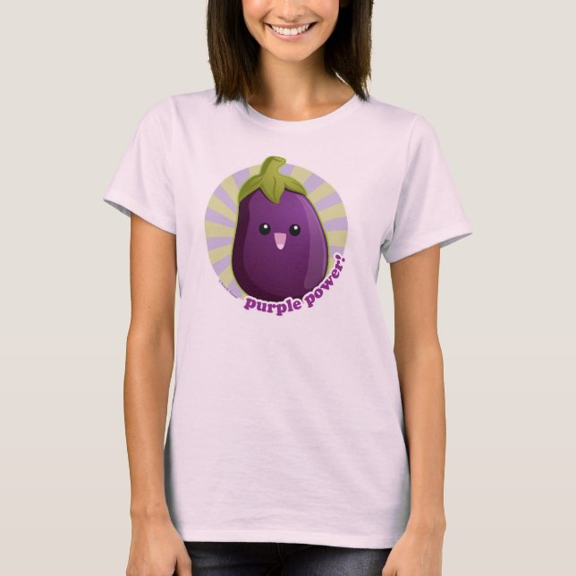 Lila Power! T-Shirt (Vorderseite)