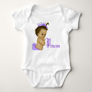 Lila Princess African American Baby Girl Shirts
