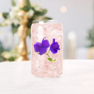 Lila Princess Blume Floral Dosenglas