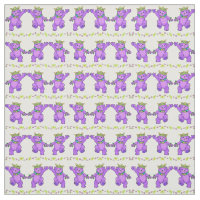Lila Princess Teddy Bears tanzen