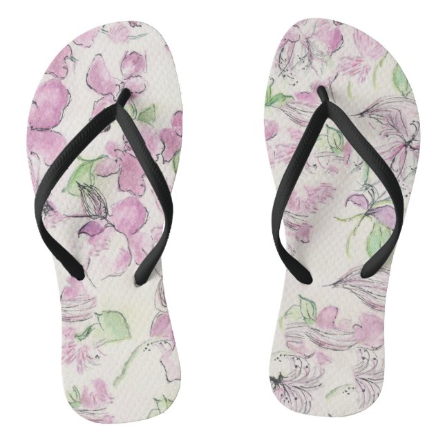 Lila Profusion Flip Flops (Fußbett)