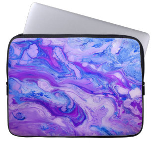 lila psychedelische Flüssigkeit Laptopschutzhülle