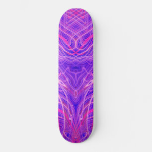 Lila psychedelisches Muster Skateboard