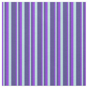 Lila, Pulver blaue und dunkle Schieferblau Streife Stoff