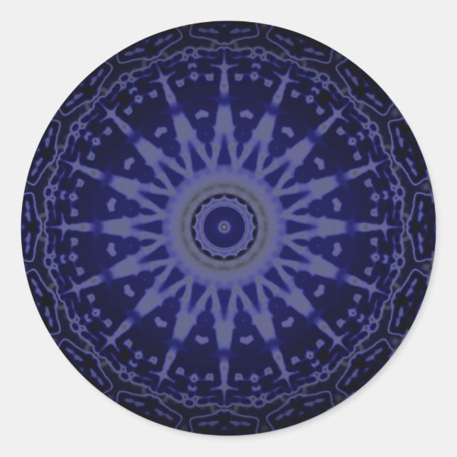 Lila Punkte Design Aufkleber (Vorderseite)
