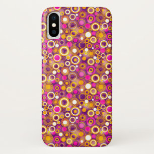 Lila Punkte-Muster Case-Mate iPhone Hülle