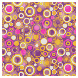 Lila Punkte-Muster Stoff