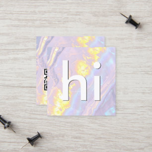 Lila QR-Code Telefonnummerkarte