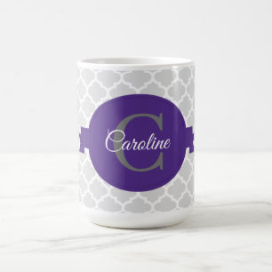 Lila Quarto Personalisiert Kaffee Tasse