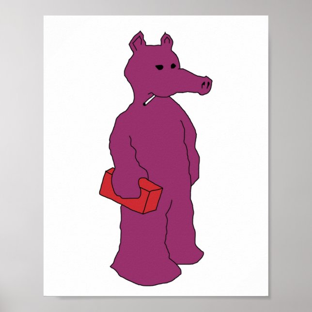 lila Quasimoto Poster (Vorne)