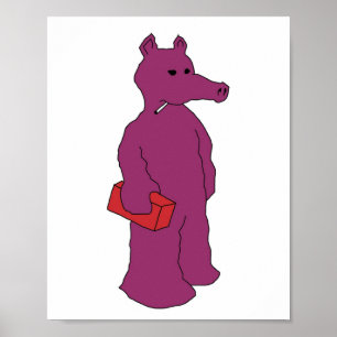 lila Quasimoto Poster