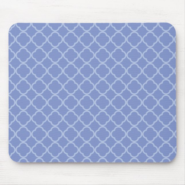 Lila Quatrefolie Mousepad (Vorne)