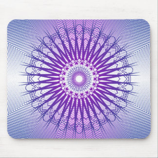 Lila Radialmuster: Vektorzeichnen: Mousepad