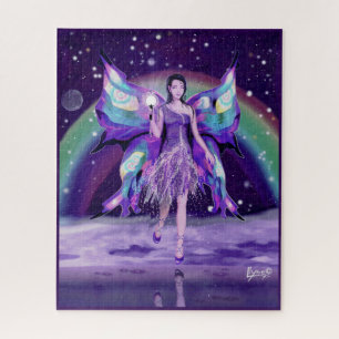 Lila Rain Fairy Jigsaw Puzzle