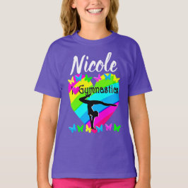 LILA RAINBOW I LIEBE GYMNASTICS-DESIGN T-Shirt