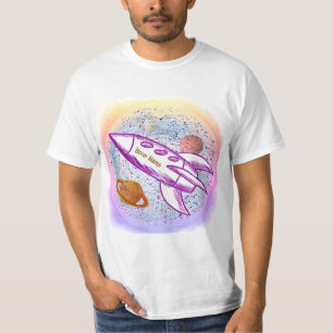 Lila Rakete T-Shirt