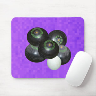 Lila-Rasenbowling, Mauspad