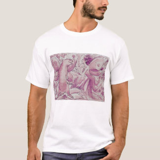 Lila Ratten-Fee T-Shirt