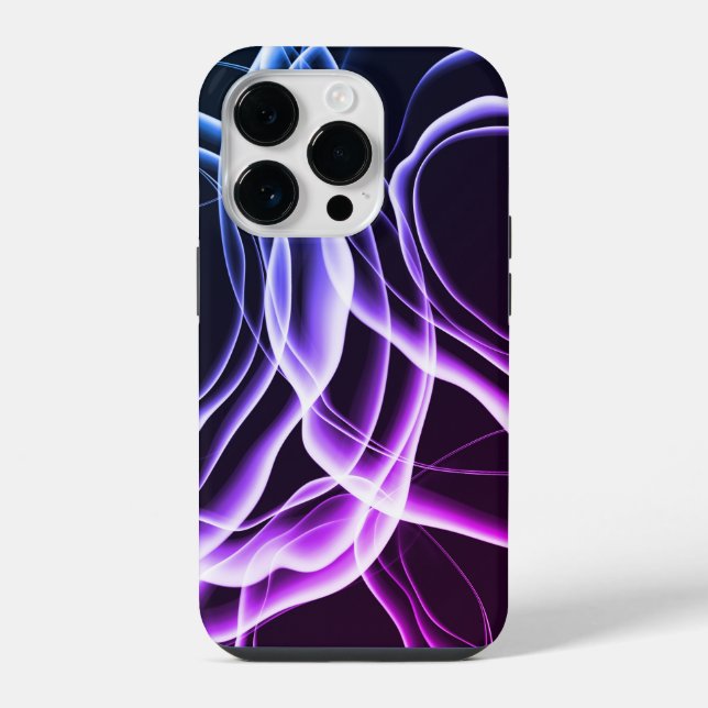 Lila Rauch iPhone Hülle (Rückseite)