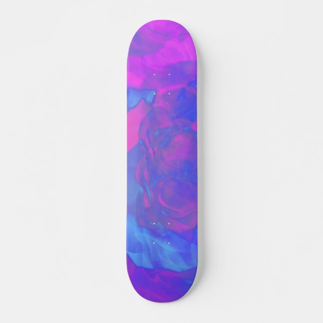 Lila Rauchnebel-Skateboards Skateboard (Vorne)