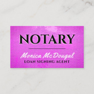 Lila, raue Imitate - Visitenkarte