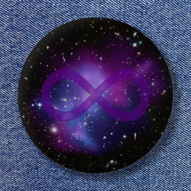 Lila Raumaufnahme Button (Purple Space Image Button)