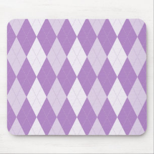 Lila Raute Blassviolett Kleiner Diamant Mousepad